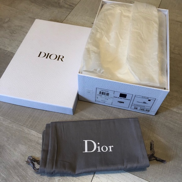 Brand 🆕 Dior D Club Slides in Bleu France - Picture 7 of 7